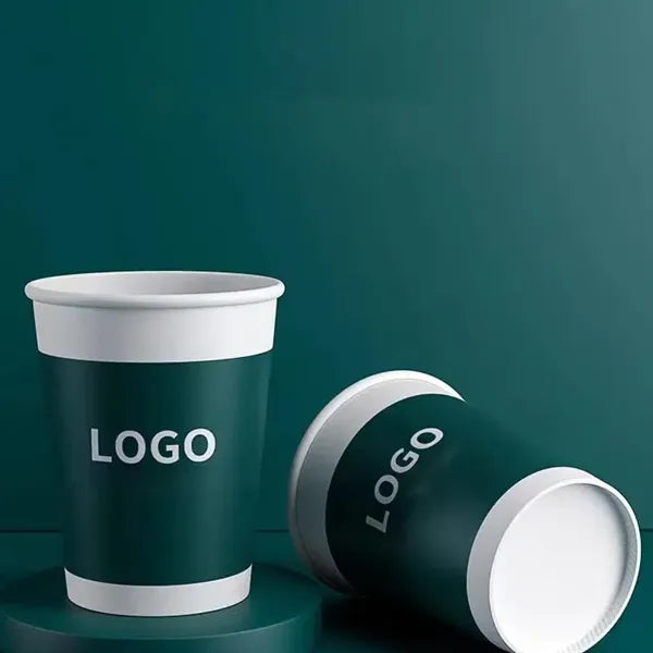 9oz Custom Paper Coffee Cups for Hot and Cold Drinks