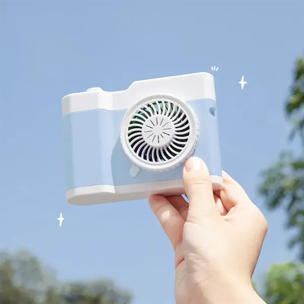 Mini USB Camera Design Hands Free Desk Electric Necklace Fan