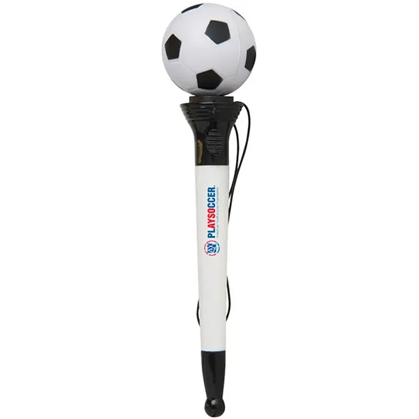 Pop Top Soccer Ball Pen