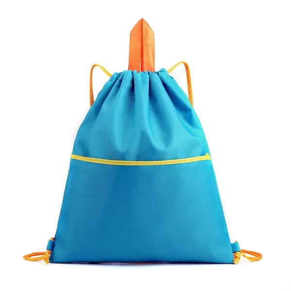 Waterproof Drawstring Gym Backpack With Zipper