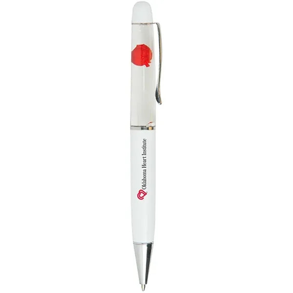 Floating Heart Ballpoint Pen