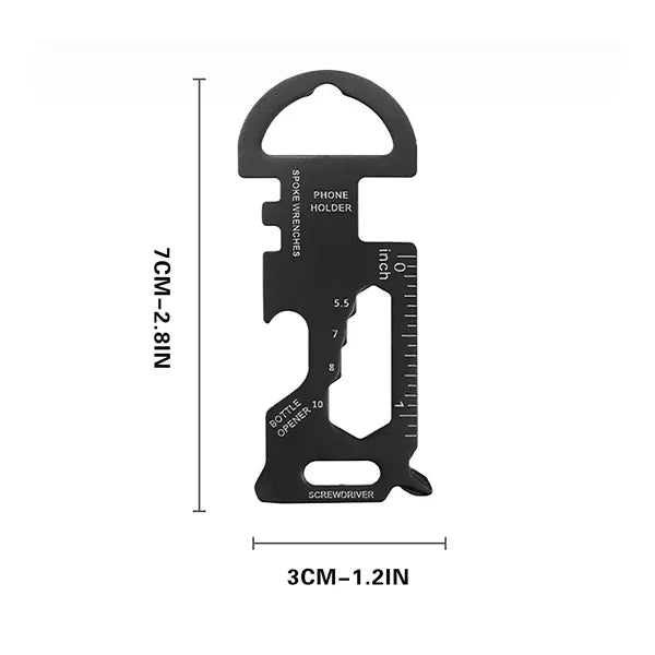 Outdoor Multifunctional Stainless Steel Bottle Opener