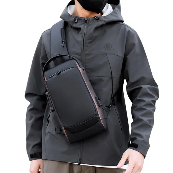 Shoulder Bag Anti Theft, USB Charging, For Cycling .