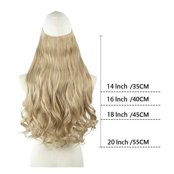 Natural Long Thick Headband Curly Wig Hair