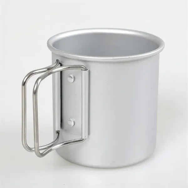 Foldable Handles Camping Mug, 300ml Aluminum Alloy Cup