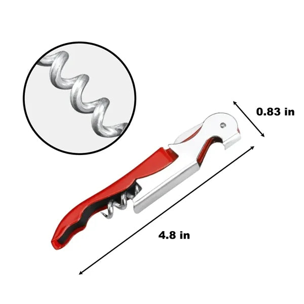 Corkscrew with Foil Cutter and Bottle Opener