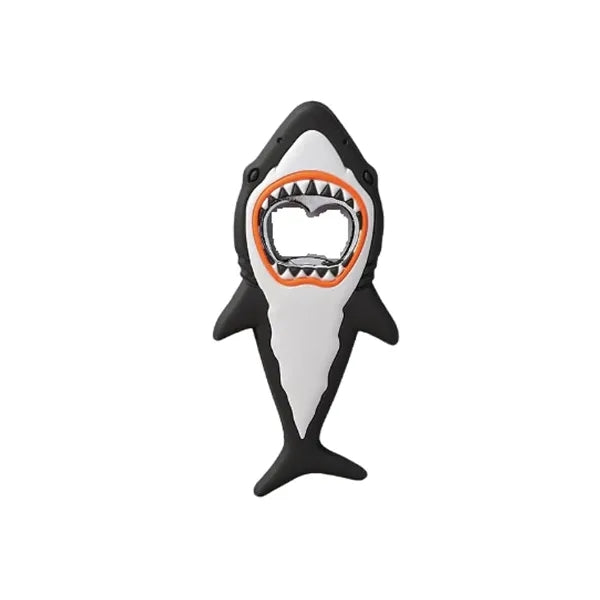 Flexible Rubber Shark-Shaped Bottle Opener