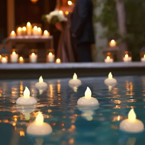 Flameless Waterproof Floating LED Candles