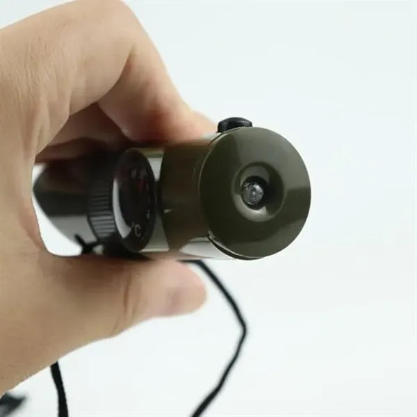 7In1 Multifunctional Whistle Survival Trekking Compass Light