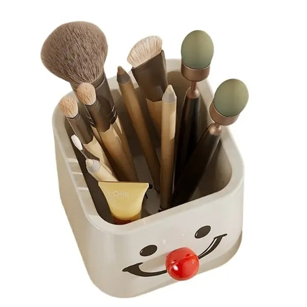 Desktop Smiley Face Pen Holder
