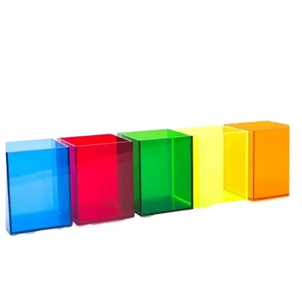 2.7" * 2.7" *3.9" Desktop Transparent Acrylic Pen Holder