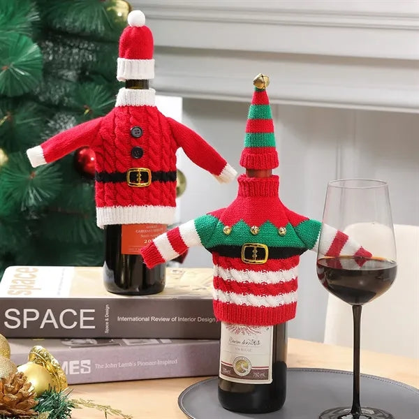 Christmas Bottle Cover Set