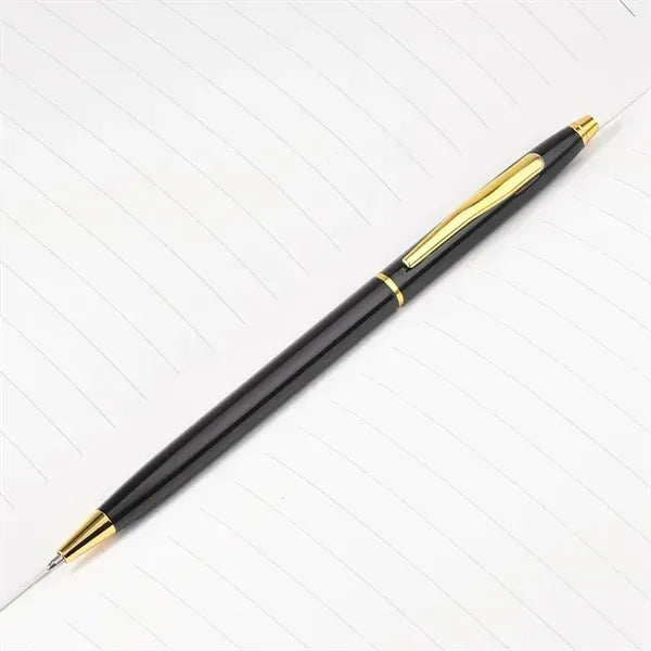 Slim Twist Mechanis Metallic Ballpoint Pens