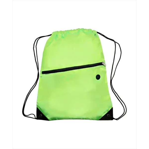 Union Printed - Custom Drawstring Bags with Pocket