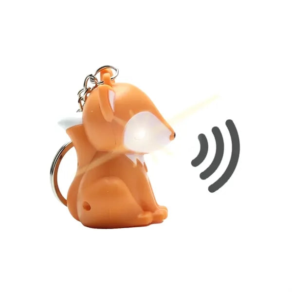 Fox LED Keychain