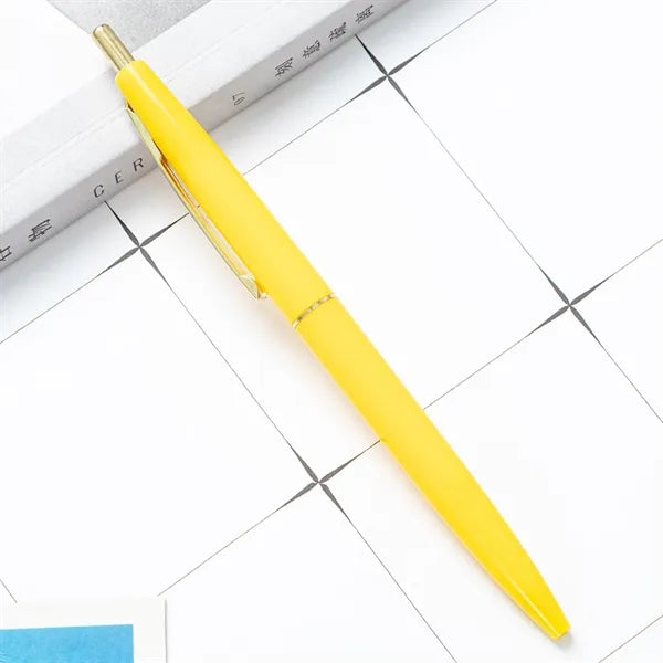 Click Ballpoint Pen Plastic School Office Supplies