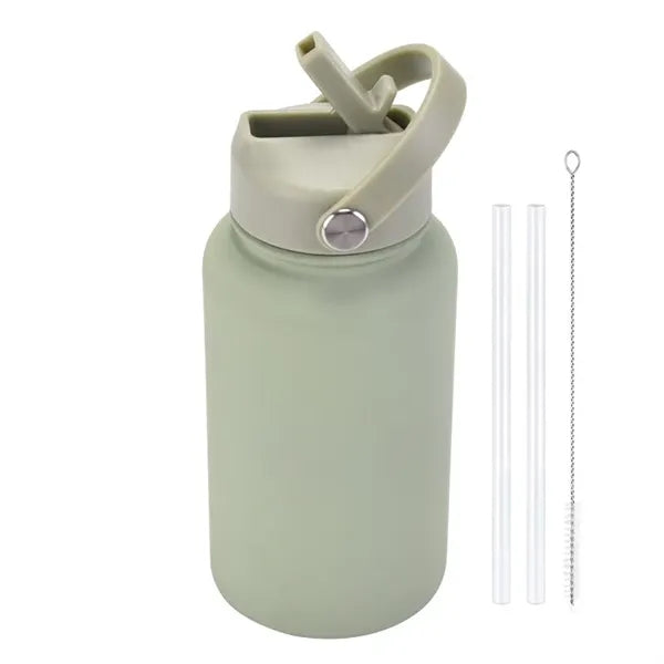 Insulated Water Bottle with Flip Straw 22oz