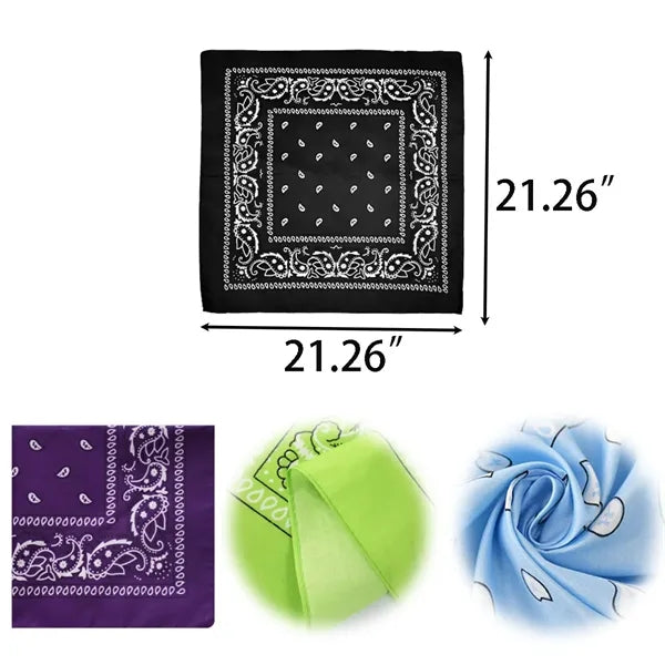 Polyester Hip Hop Outdoor Cycling Square Scarf Headscarf