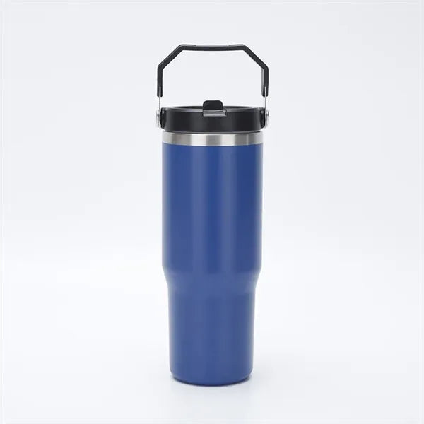 30oz Stainless Steel Vacuum Insulated Tumbler w/ Lid Straw