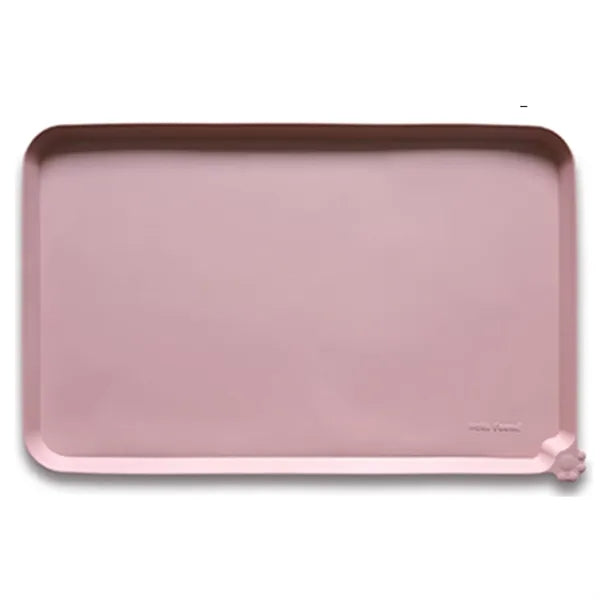Waterproof Pet Feeding Mats With High Lip