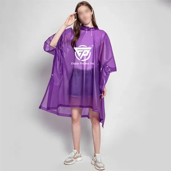 Fashion Hooded Cloak Rain Poncho