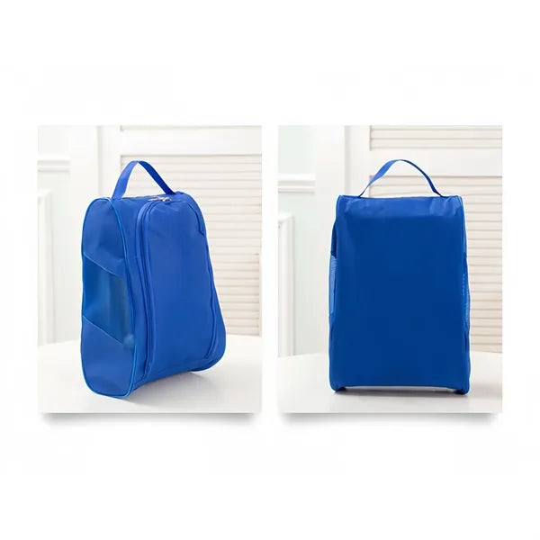 Waterproof Oxford Cloth Shoe Bag with Zipper and Ventilation