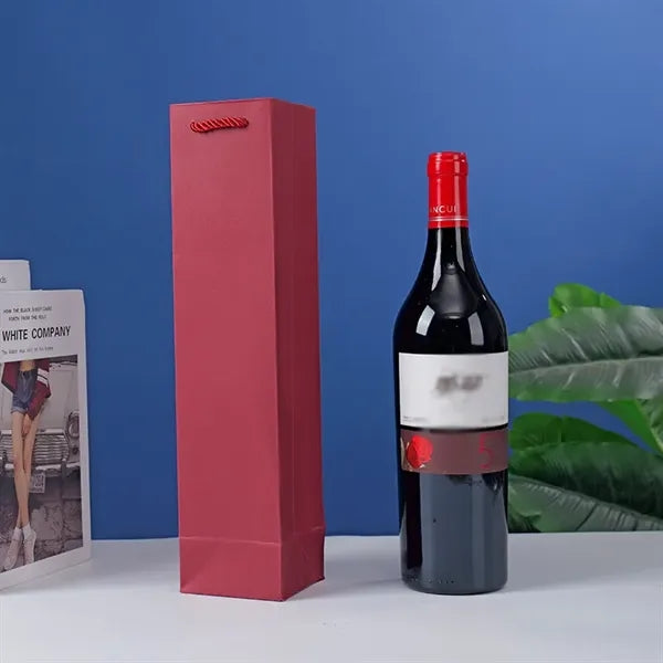 Kraft Wine Paper Shopping Bag