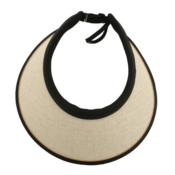 Adjustable Straw Sun Visor