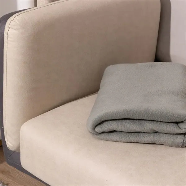 Queen Size Polar Fleece Soild Throw Polyester Sofa Blanket