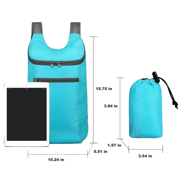 Foldable Lightweight Packeble Backpack Travel Hiking Daypack