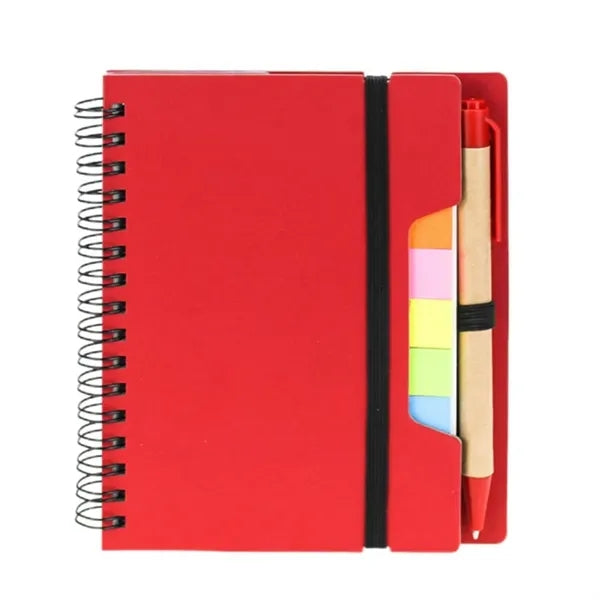Spiral Notebook With Pen And Rule
