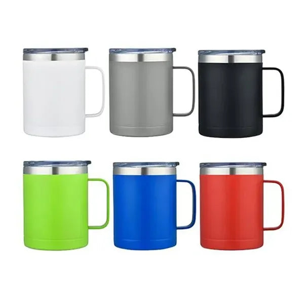 14oz Vacuum Insulated Travel Coffee Mug with Handle