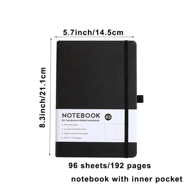 A5 Leather Strap Notepad