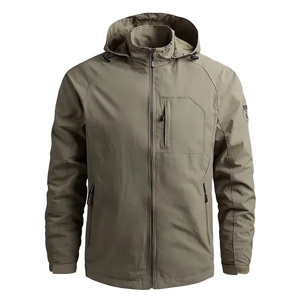 Men's Trench Jacket Windbreaker Hiking Travel Coat