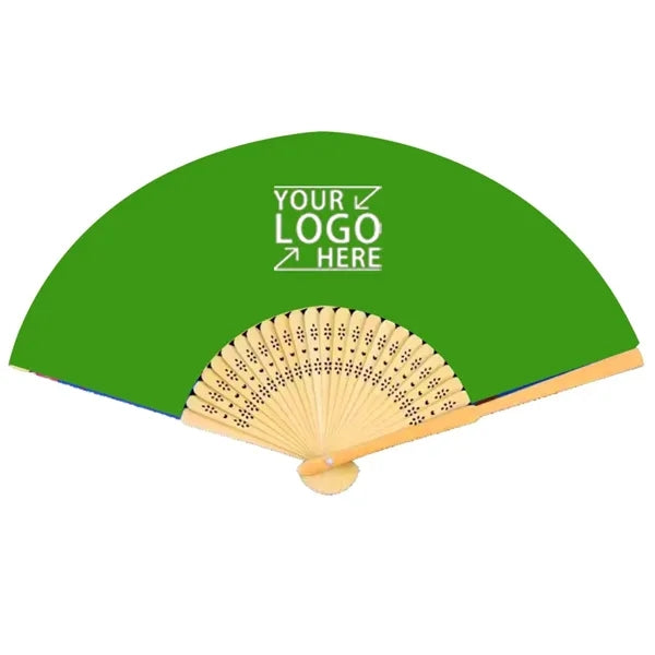 Bamboo Folding Paper Hand Fan