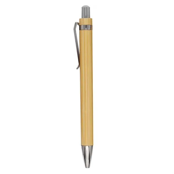 Bamboo Ballpoint Pen Retractable Office Gifts