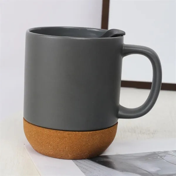 Cork Bottom Matte Ceramic Mug
