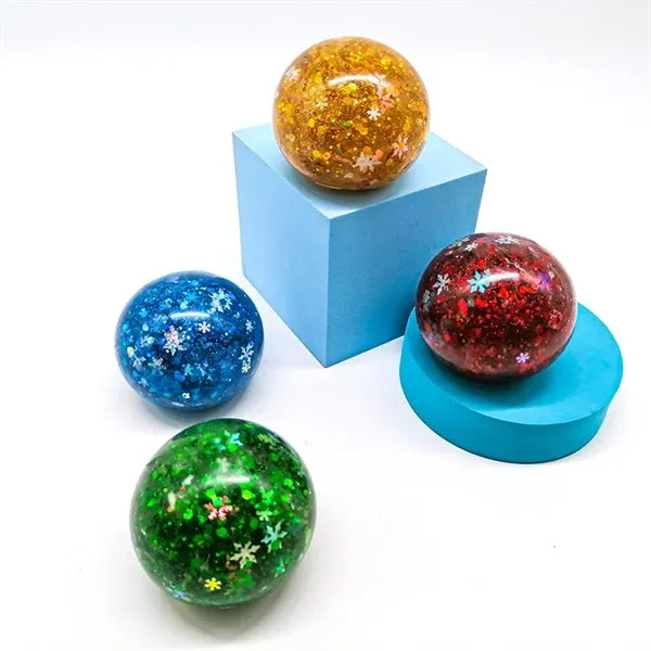 Christmas Snowflake Stress Balls