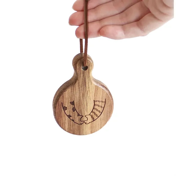 Wooden Bottle Opener with Magnetic Fridge Sticker