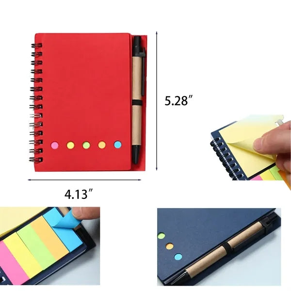 Sticky Notes Stick Notebooks With Pen