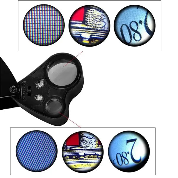 30 x 60x Magnifier Jewelers Loupe