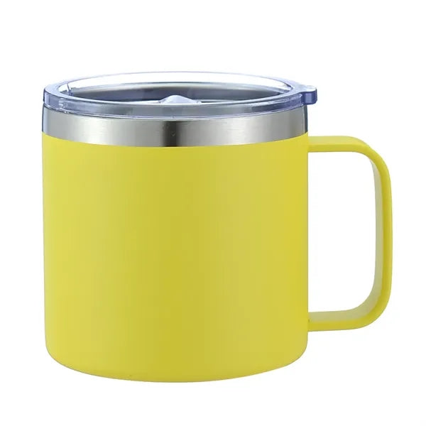 14oz Double-Wall Insulated Tumbler Mug With Handle