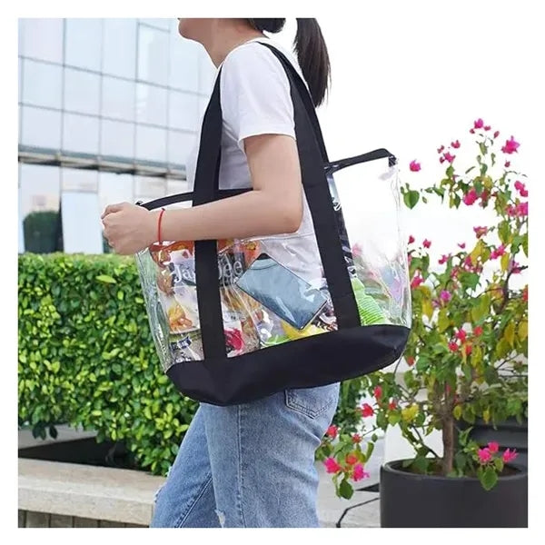 Waterproof Clear PVC Tote Bag