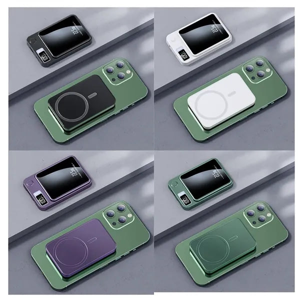 Fast Wireless Magnetic Charger 20000mAh Power Bank