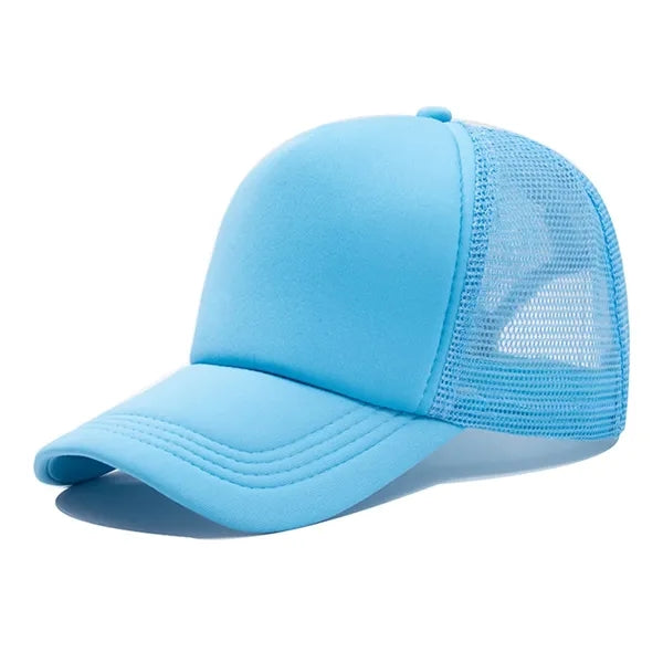 Solid Color Soft Mesh Trucker Cap