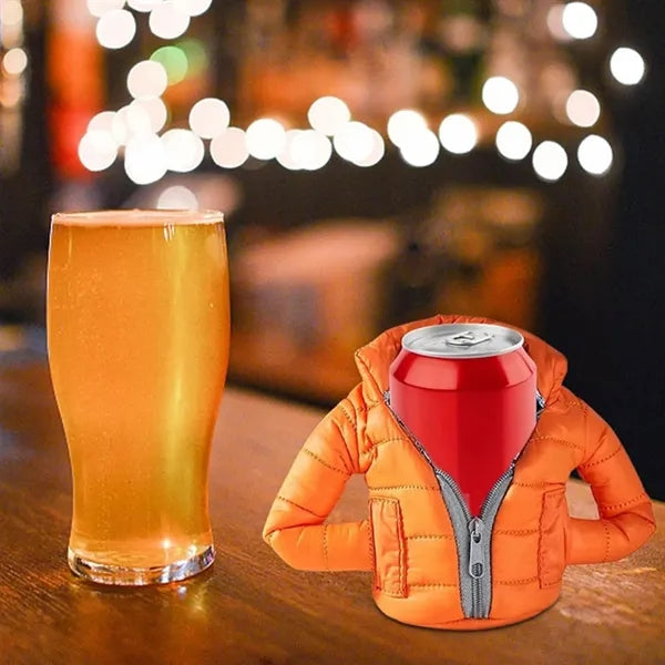 Mini Jacket Can Cooler - Insulated Sleeve