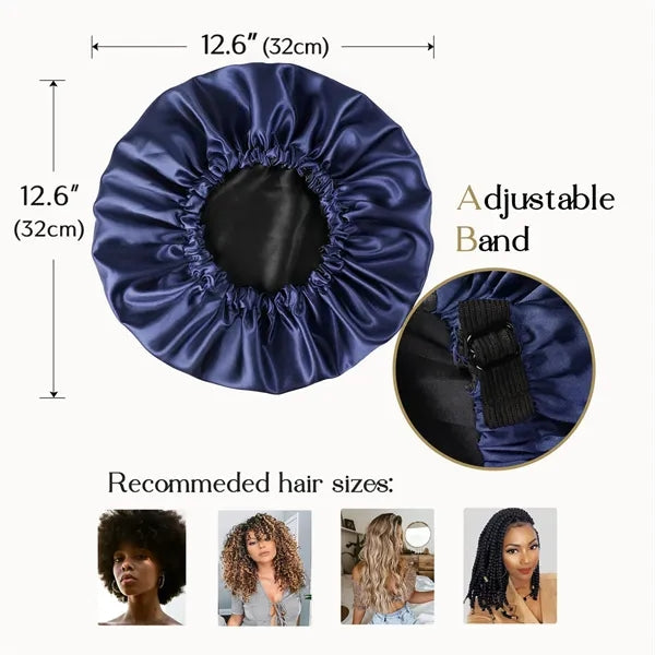 Luxurious Satin Hair Bonnet With Custom Logo