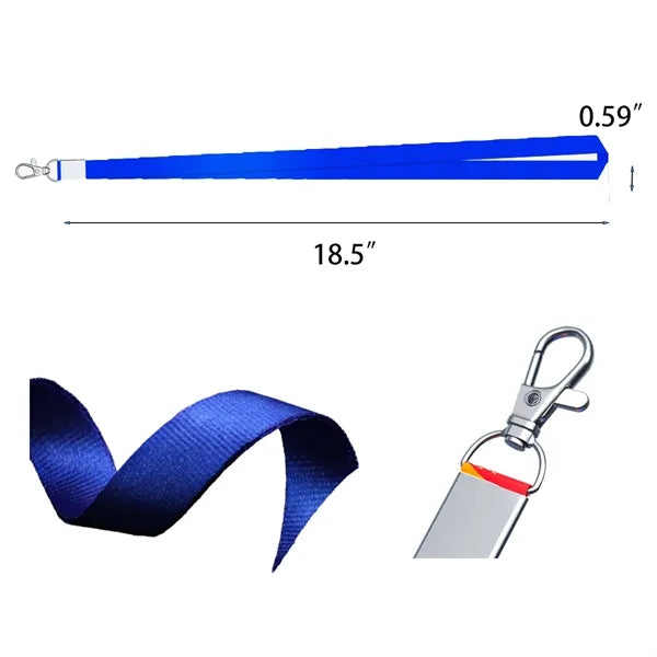 Polyster Work ID Card Holder Lanyard
