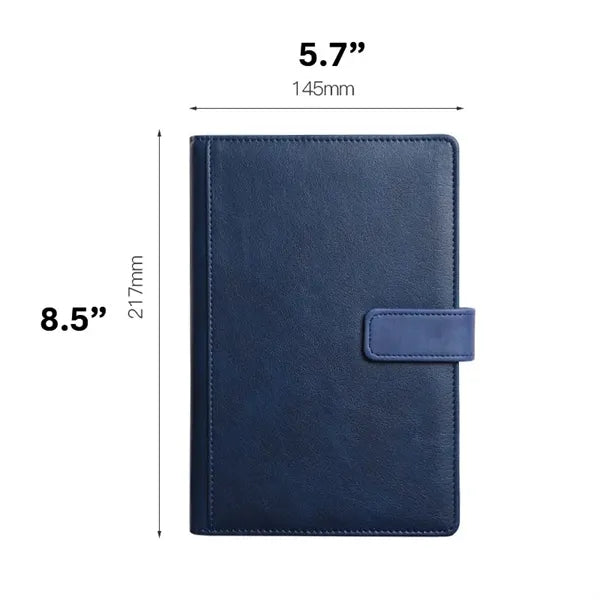 A5 Creative Interlayer Design Leather Notebook