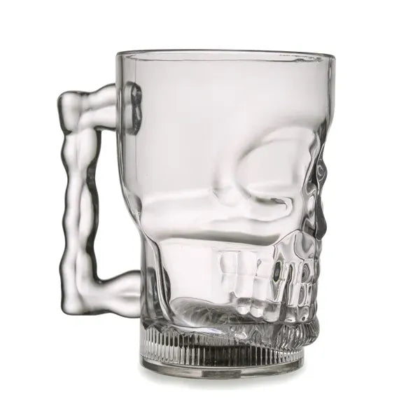 14 Oz. Flashing LED Lighted Skull Cup Halloween Party Mug